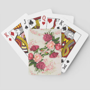 Vintage Roses Playing Cards