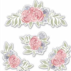 Vintage Roses set sticker