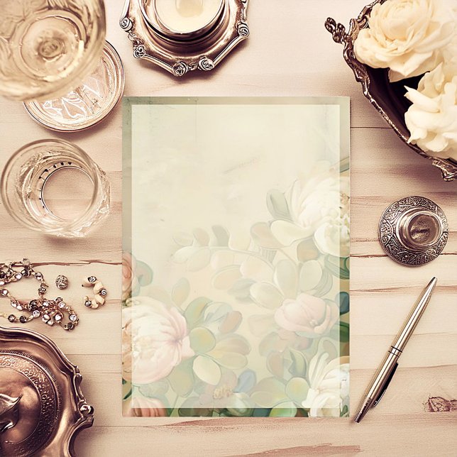 Vintage roses stationery (Creator Uploaded)