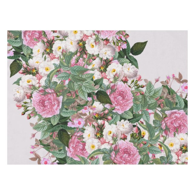 Vintage roses Tablecloth (Front (Horizontal))