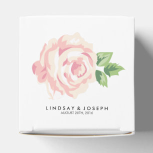 Vintage Roses Wedding Favour Box