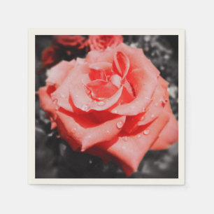 Vintage Roses Wedding Napkin