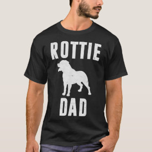 Vintage Rottweiler Dad Rott Dog Daddy Rottie Fathe T-Shirt