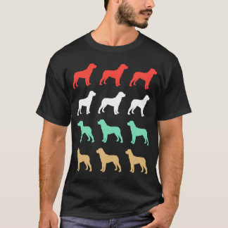 Vintage Rottweiler Dog  Retro T-Shirt