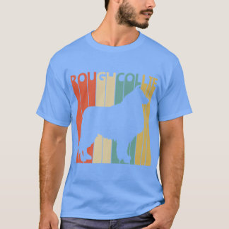 Vintage rough collie Dog vintage T-Shirt