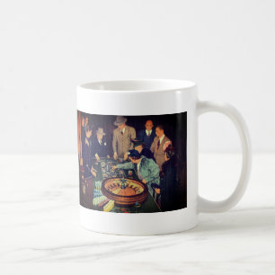 Vintage Roulette Scene, Las Vegas, Nevada Coffee Mug