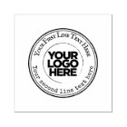 Vintage Round Custom Logo and Text Business