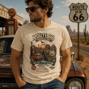 Vintage Route 66 100th Anniversary T-Shirt