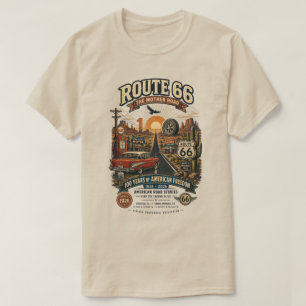 Vintage Route 66 100th Anniversary T-Shirt