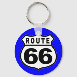 VINTAGE ROUTE 66 AMERICANA FATHER'S DAY KEY RING