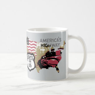 Vintage Route 66 Coffee Mug