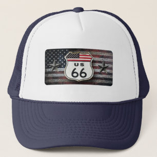 Vintage Route 66 Trucker Hat