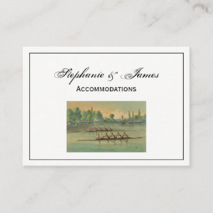 Vintage Rowers Crew Race Boat Race Business Card