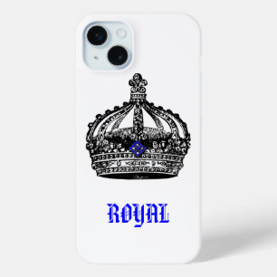 Vintage Royal Crown iPhone 15 Mini Case