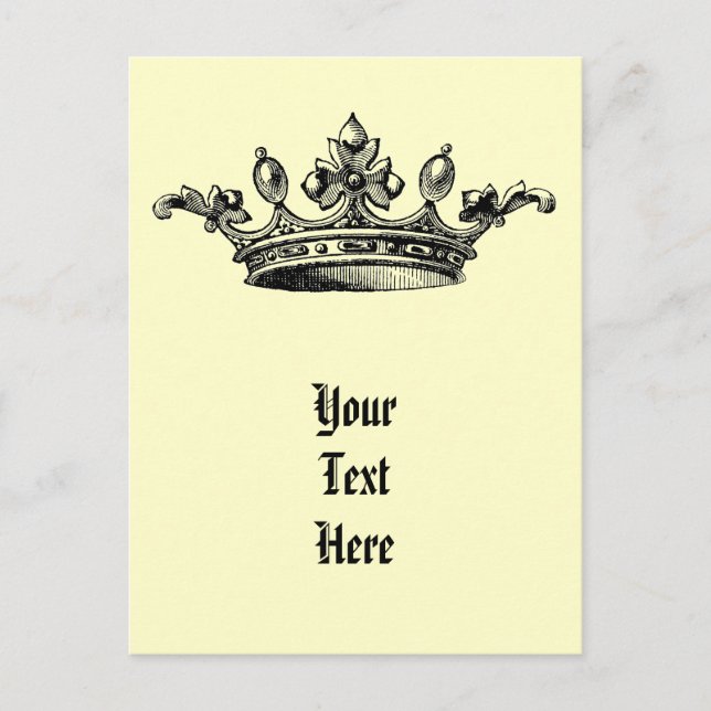 Vintage Royal Crown Postcard (Front)