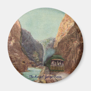Vintage Royal Gorge Train Magnet