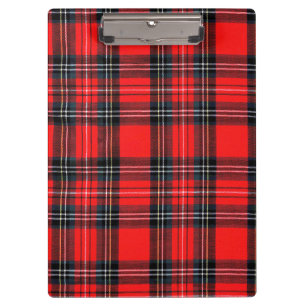 Vintage royal tartan clipboard