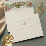 Vintage Royal Wedding Victorian Pattern Envelope<br><div class="desc">Our vintage-themed floral wedding envelopes are a true homage to the ageless Victorian styles. Painted in muted pastel shades, these envelopes exude the understated elegance that is a favourite for spring and summer weddings. Each envelope artfully blends strong yet soft details, creating a refined and romantic look that won't overpower...</div>