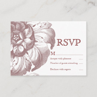 Vintage RSVP Card