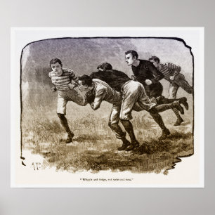 Vintage Rugby - Archival Print
