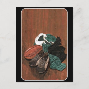 Vintage Rugby Postcard