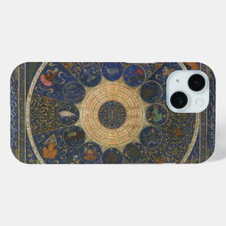 Vintage Rulers Horoscope, Antique Islamic Zodiac iPhone 15 Case
