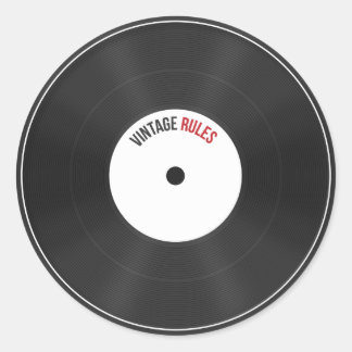 Vintage Rules Sticker