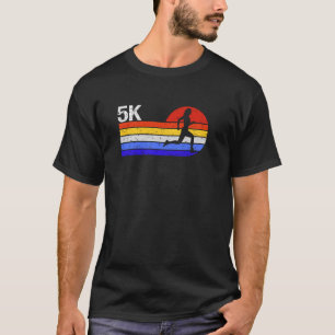 Vintage Running Group 5K Run Race Retro Runner Wom T-Shirt