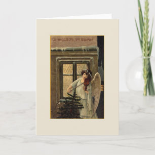 Vintage Russian Christmas Greeting Card