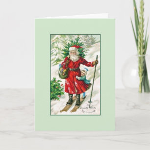Vintage Russian Christmas Greeting Card