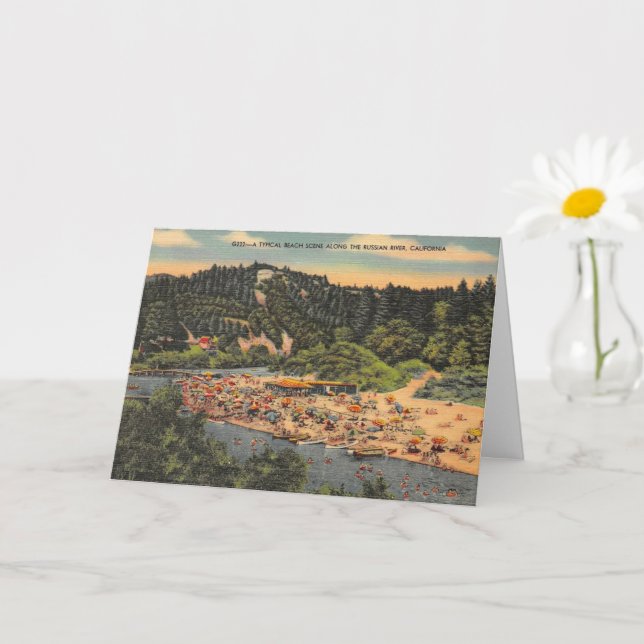 Vintage Russian River Beach Card (Small Plant)