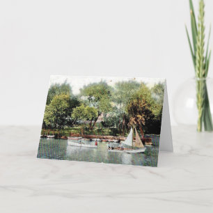 Vintage Russian River Sailing Card