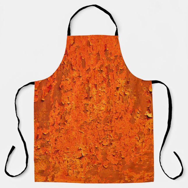 Vintage Rust: Old Textured Surface Apron (Front)