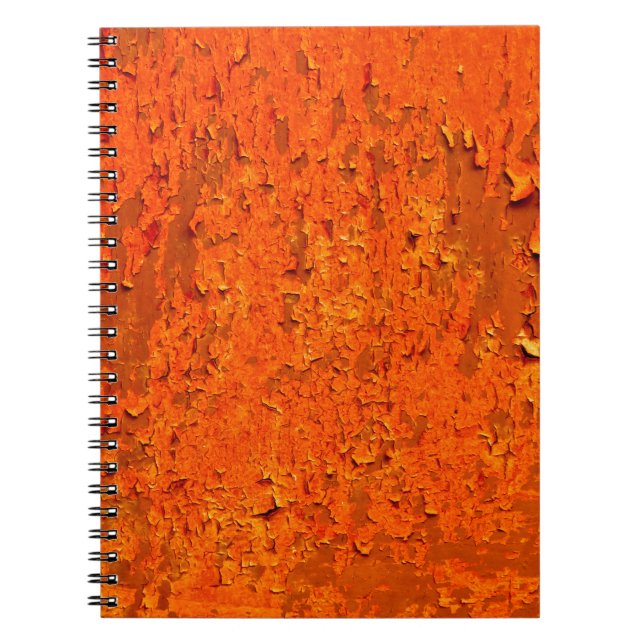 Vintage Rust: Old Textured Surface Notebook (Front)