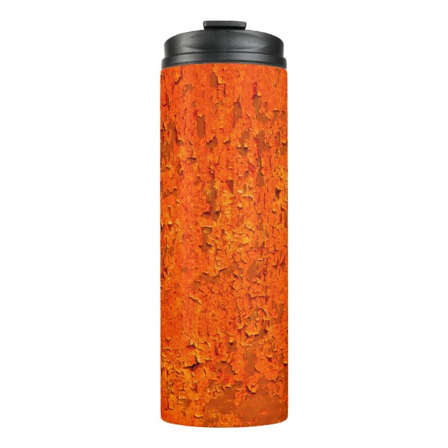 Vintage Rust: Old Textured Surface Thermal Tumbler (Front)