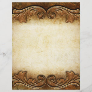 Vintage Rustic Antique Style Letterhead Stationery