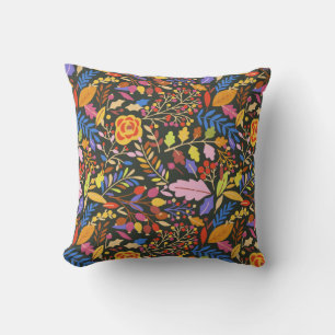 Vintage Rustic Autumn Fall Botanical Garden Cushion
