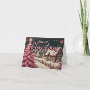 Vintage Rustic Blank Inside Holiday Card