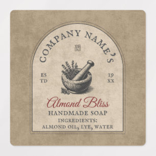 Vintage Rustic Business Solopreneur Handmade Soap