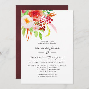 Vintage Rustic Charm Rehearsal Dinner Invitation
