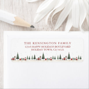 Vintage Rustic Christmas Trees Holiday