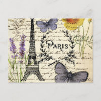 vintage rustic french eiffel tower Paris Party