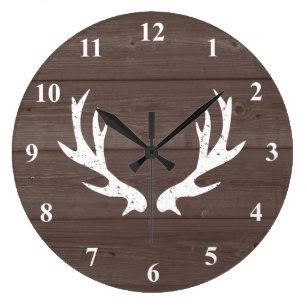 Deer Wall Clocks Zazzle Uk