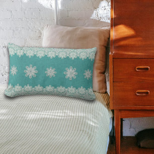 Vintage rustic lumbar cushion