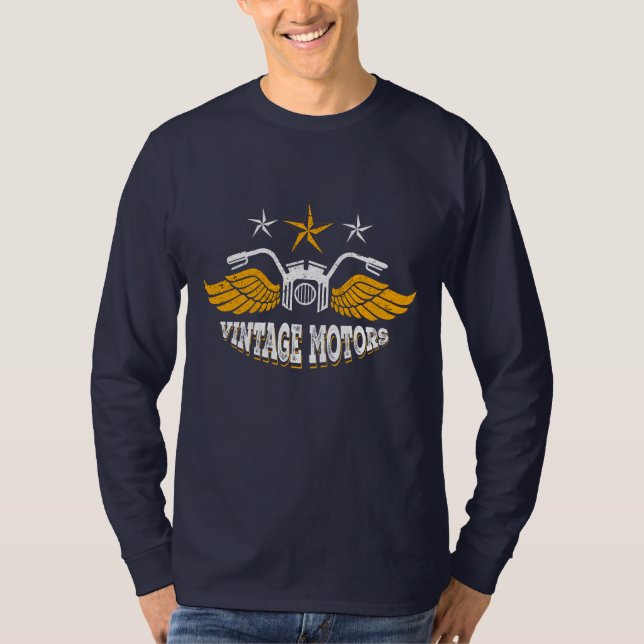 Vintage Rustic Motorcycle Men's t-shirt (Front)