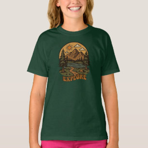 Vintage/rustic outdoorsy explore nature T-Shirt