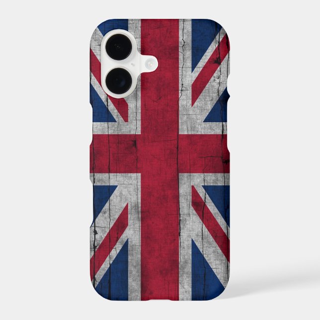 Vintage rustic Patriotic U.K. flag (Back)
