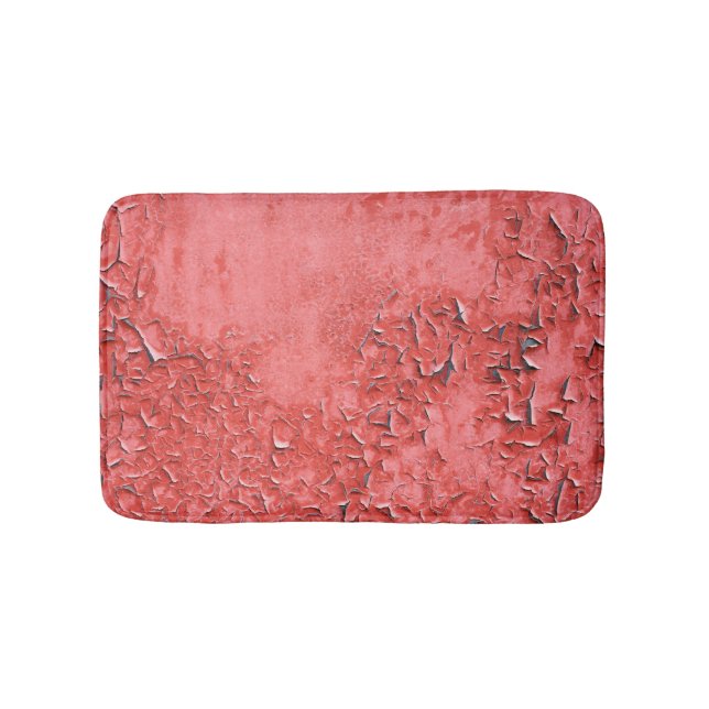 Vintage Rusty Iron Wall Texture Bath Mat (Front)