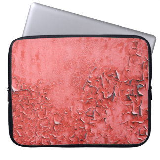 Vintage Rusty Iron Wall Texture Laptop Sleeve