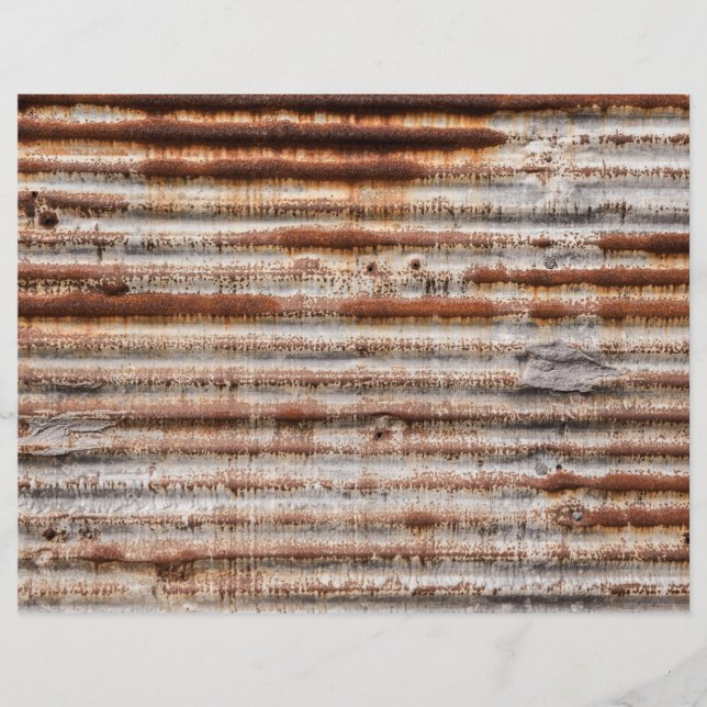 Vintage Rusty Metal Flyer (Front)